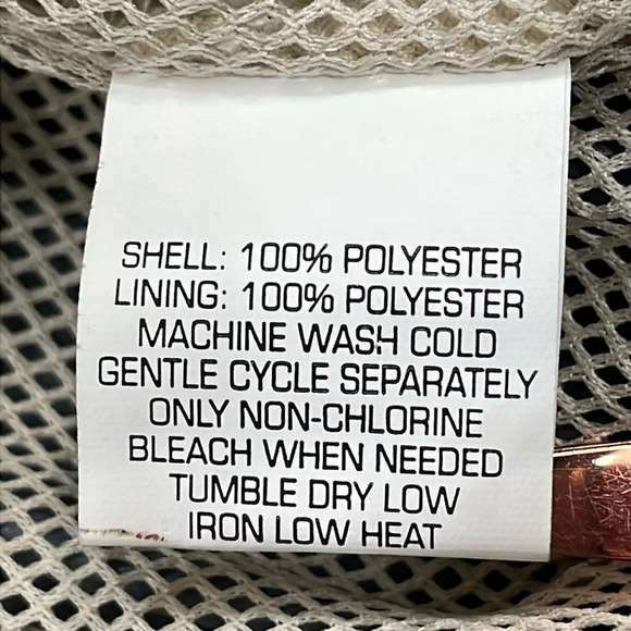 NWOT Van Heusen Lined Water Resistant Windbreaker Jacket Navy M - Picture 10 of 16